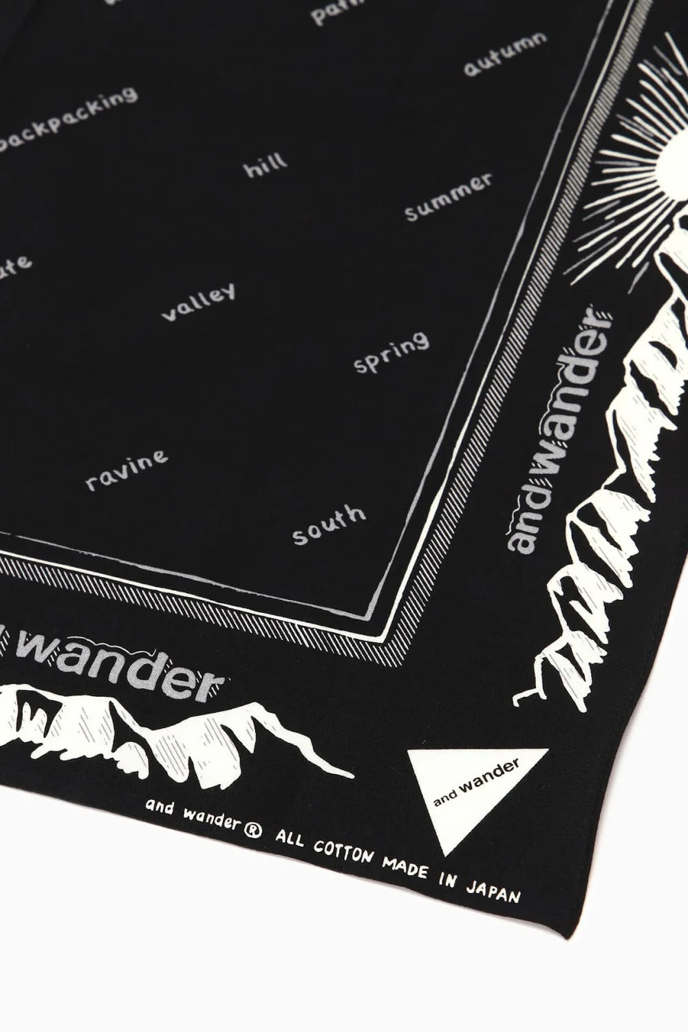 And Wander Reflective Words Bandana - 3 Colours