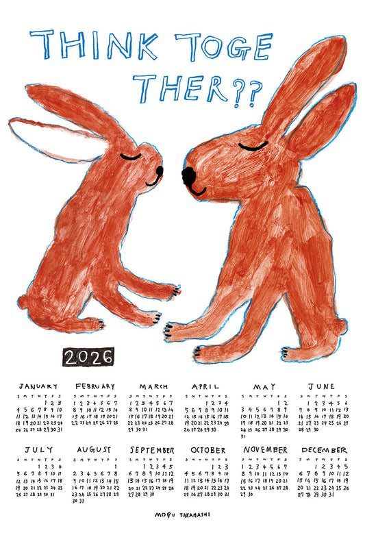 Fog Linen Work 2026 Linen Calendar - Think Together?? by Mogu Takahashi