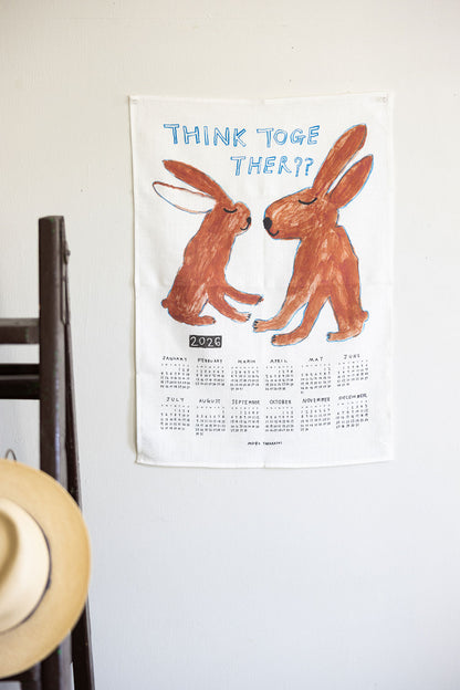 Fog Linen Work 2026 Linen Calendar - Think Together?? by Mogu Takahashi