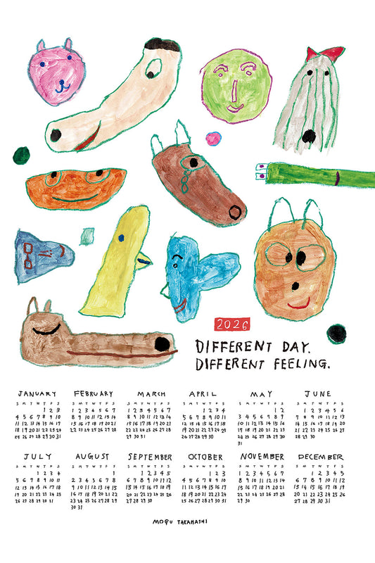 Fog Linen Work 2026 Linen Calendar - Different Day by Mogu Takahashi