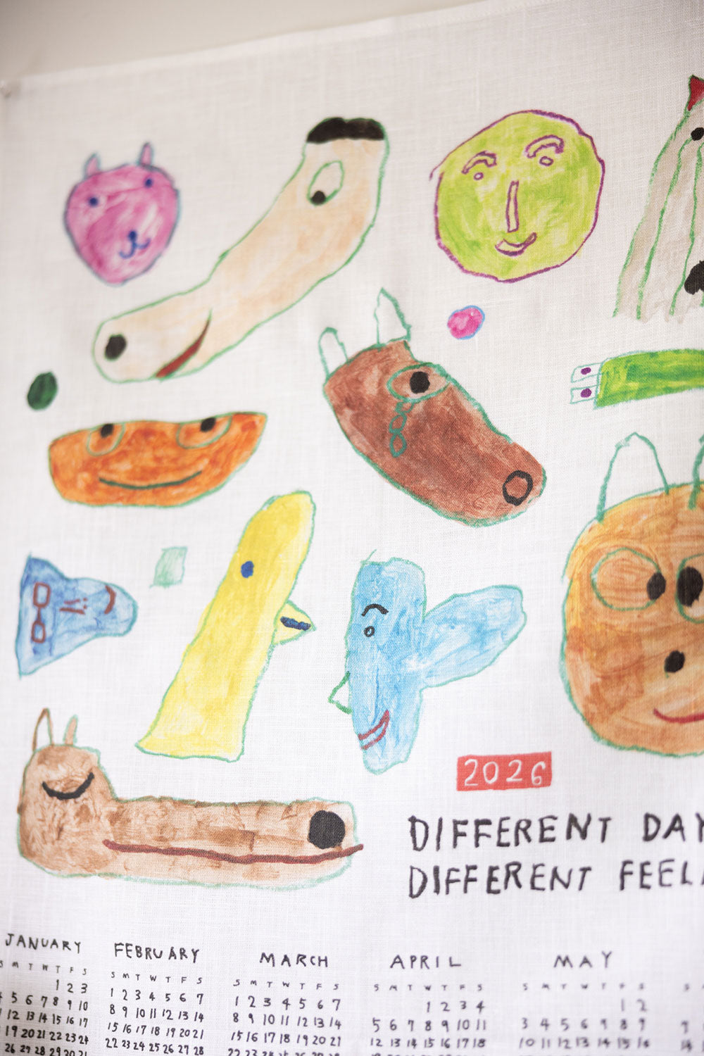 Fog Linen Work 2026 Linen Calendar - Different Day by Mogu Takahashi