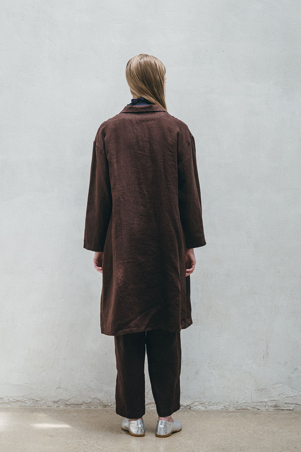Fog Linen Work Felicity Jacket - Chocolate
