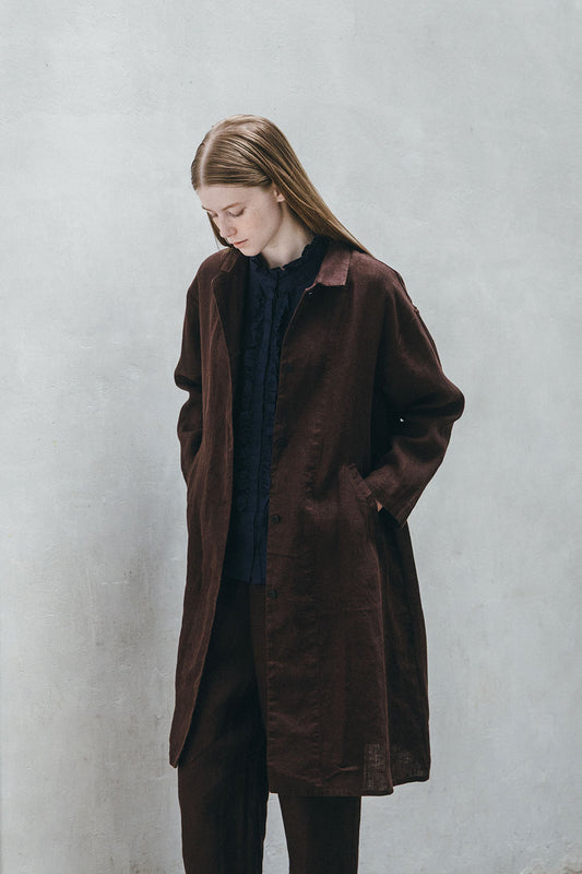 Fog Linen Work Felicity Jacket - Chocolate