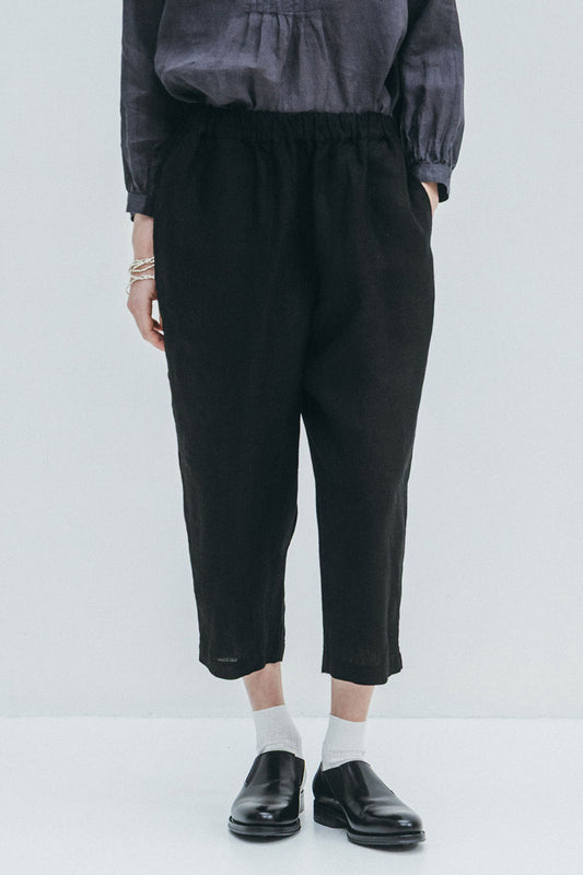 Fog Linen Work Isla Wide Pants - Black