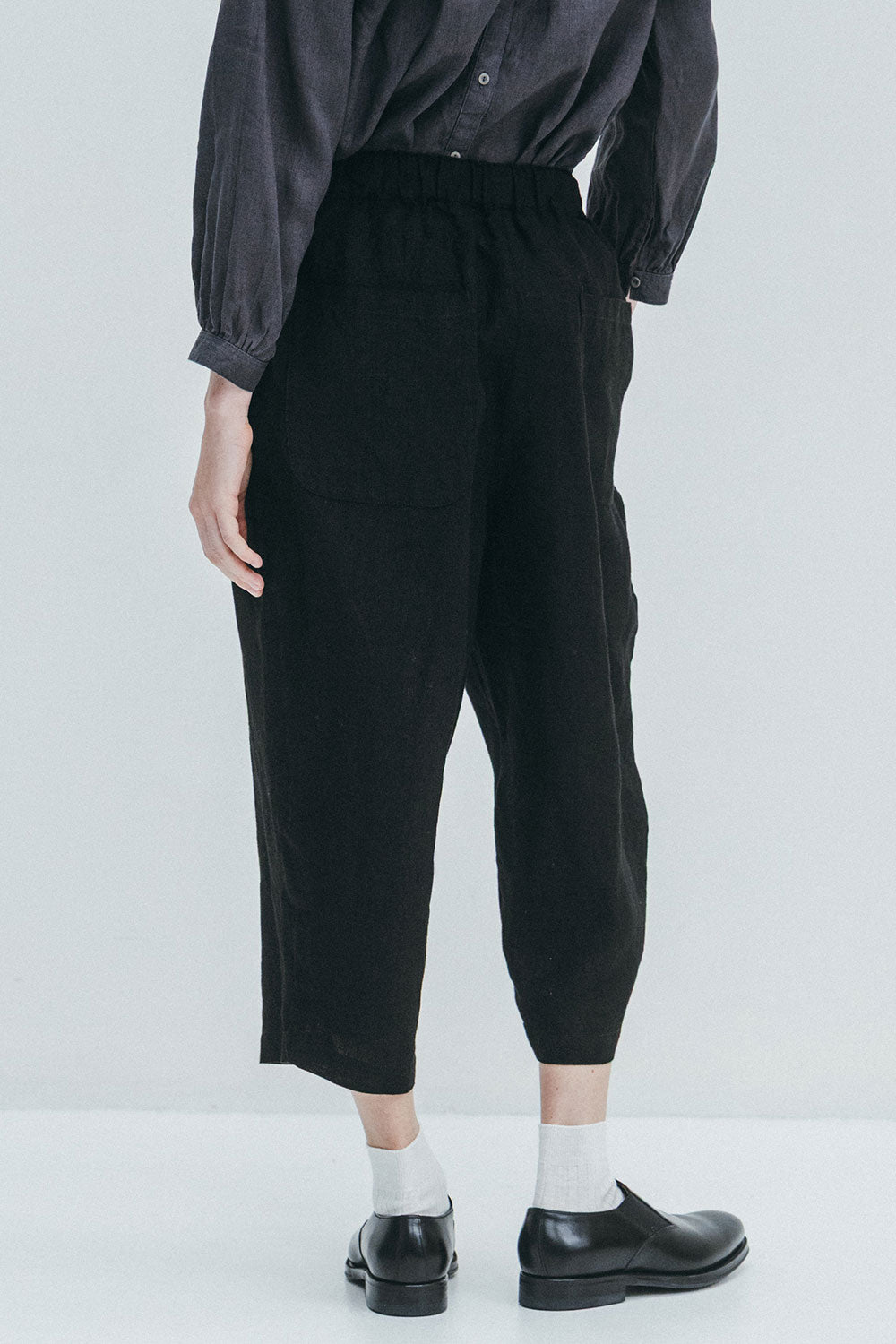 Fog Linen Work Isla Wide Pants - Black
