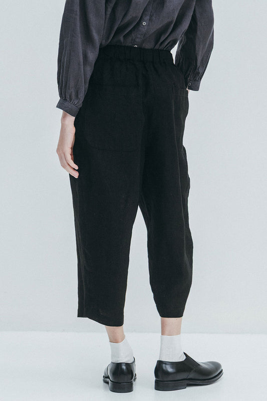 Fog Linen Work Isla Wide Pants - Black