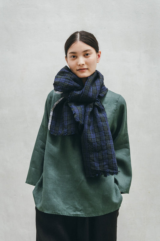 Fog Linen Work Tuz Fringe Scarf Stanly