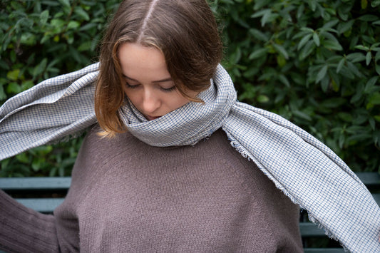 Fog Linen Work Tuz Fringe Linen Scarf - Ethan