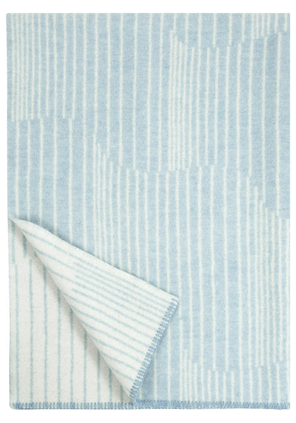 Lapuan Kankurit AURORA Wool Blanket - Light Blue