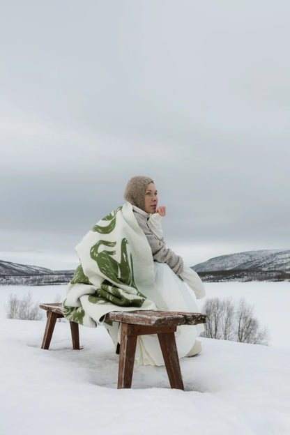 [Arriving Next Week] Lapuan Kankurit KISSANPAIVAT Cat Blanket - Olive