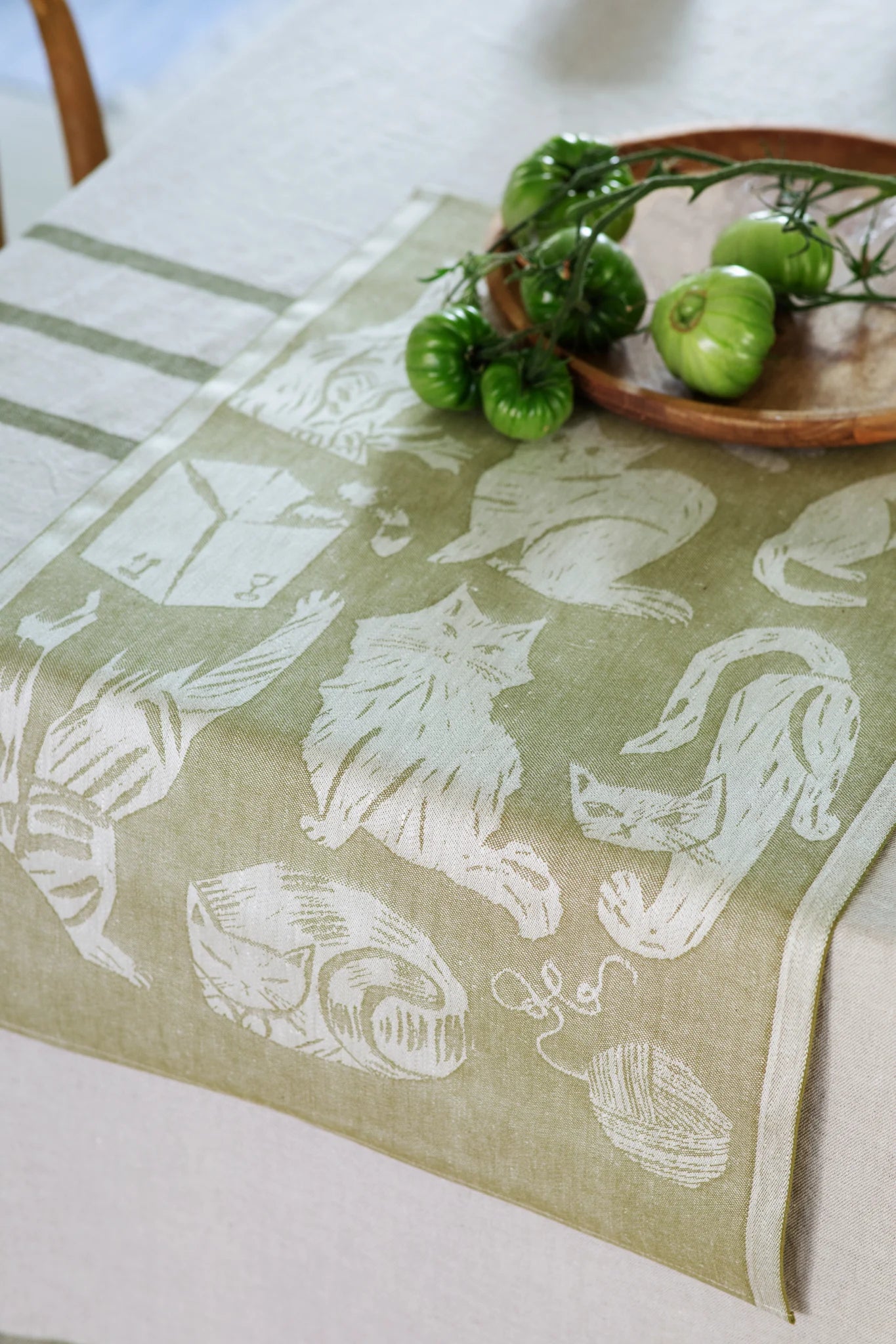 [Arriving Next Week] Lapuan Kankurit KISSANPAIVAT Cat Tea Towel - 2 Colours