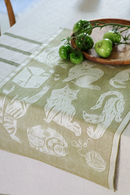 [Arriving Next Week] Lapuan Kankurit KISSANPAIVAT Cat Tea Towel - 2 Colours