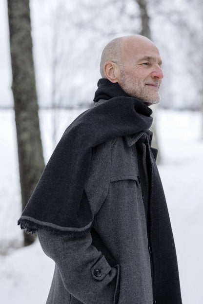 Lapuan Kankurit VIIRU Wool Scarf - Black