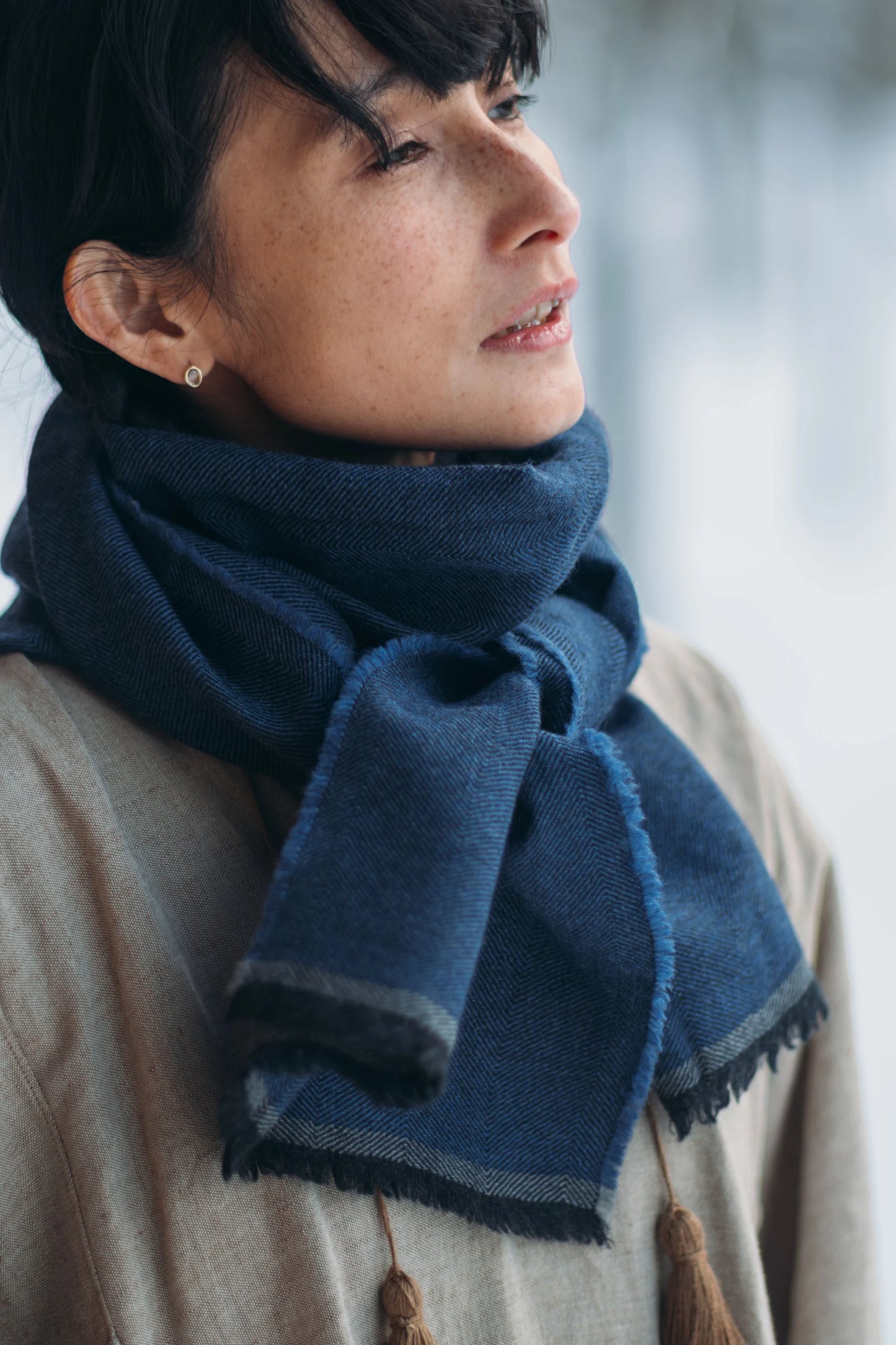 Lapuan Kankurit VIIRU Wool Scarf - Blue