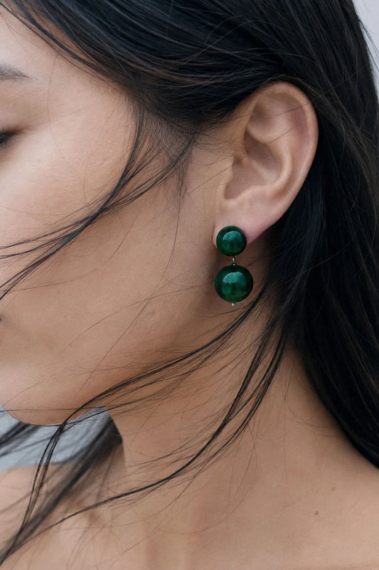 Arriving Soon: Blanca Olmos Las Gotas Earrings - Green