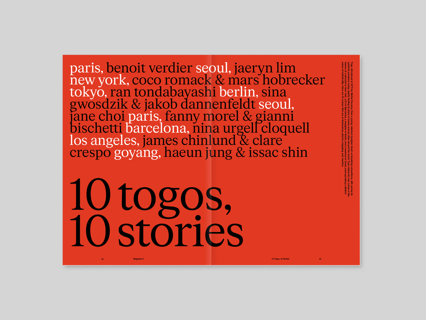 Magazine C Issue 8 - Togo
