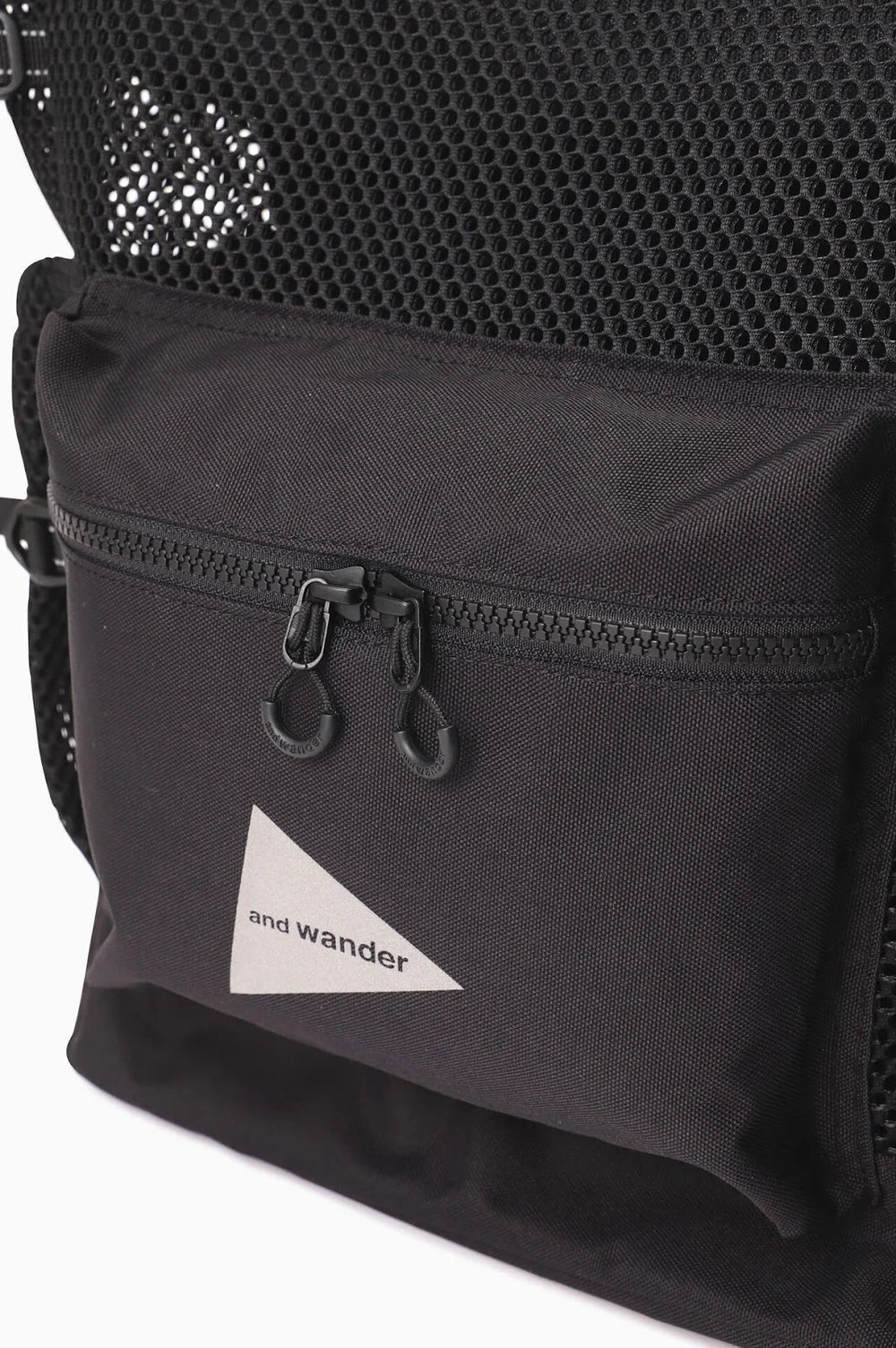 And Wander 3D Mesh 2way Tote Bag - Black