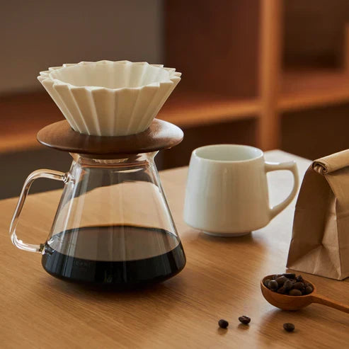Origami x Hario Glass Coffee Server