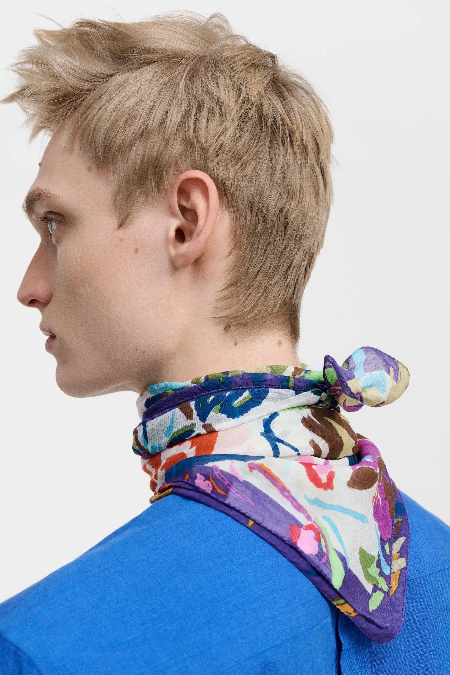 SS26 ÉPICE Paris Square Scarf PS2693 - Purple