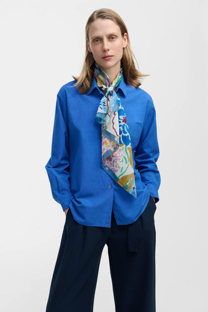 SS26 ÉPICE Paris Square Scarf PS2693 - Blue