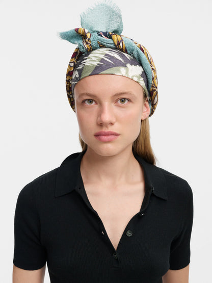 AW26 ÉPICE Paris Scarf PW2656 E - Indigo