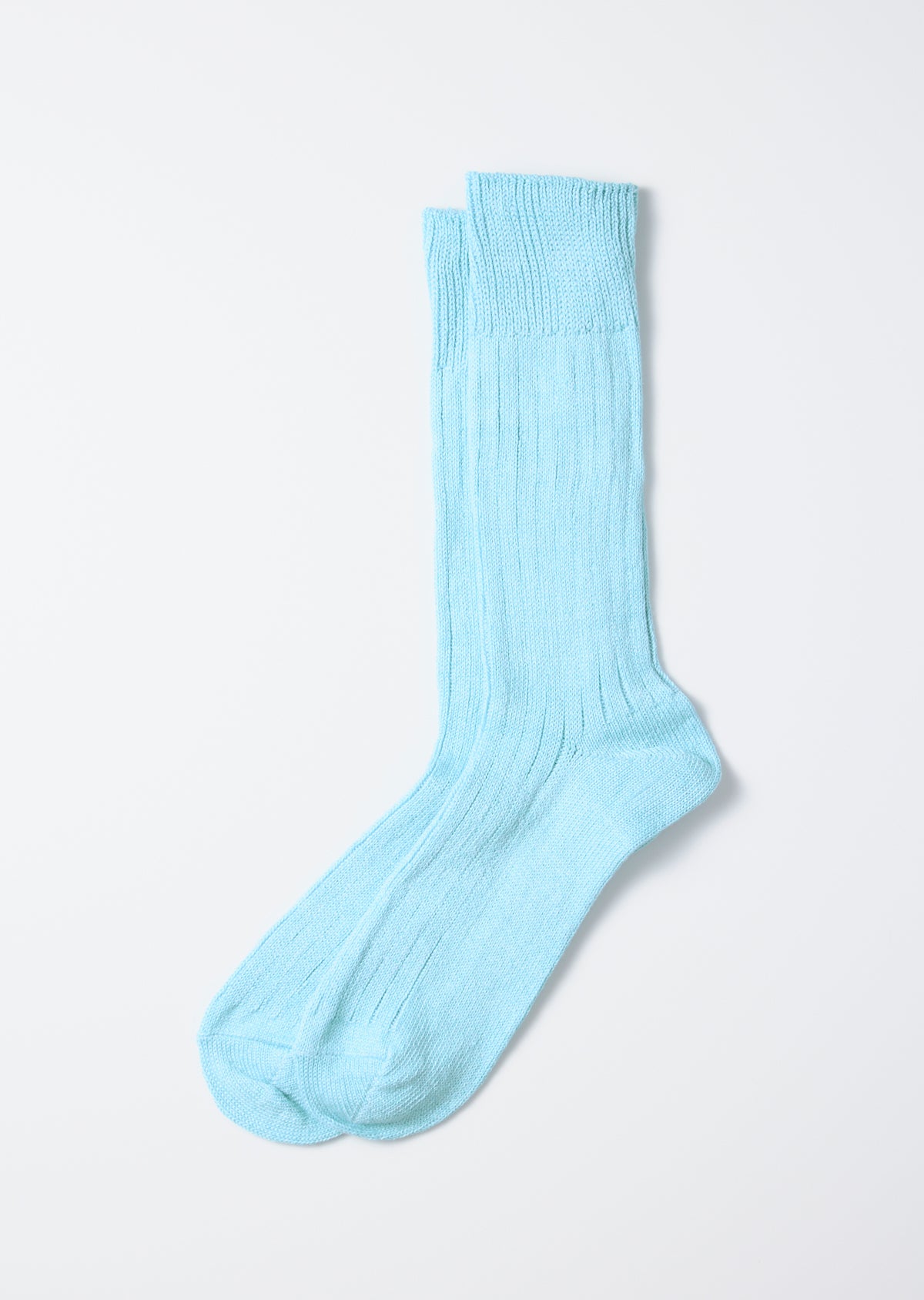 Rototo Linen Cotton Socks - Sky Blue