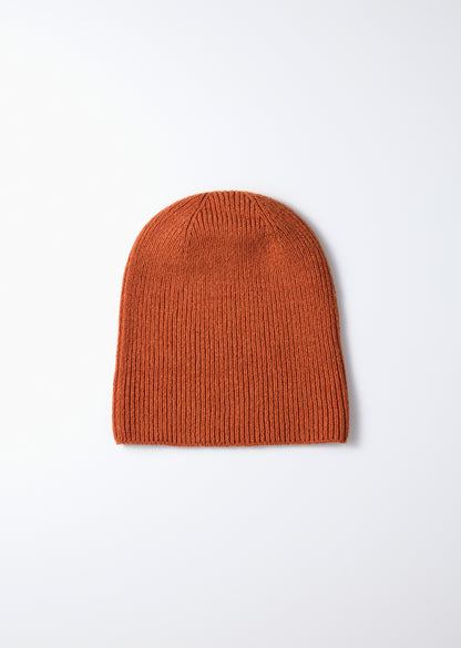 Rototo Washi + Recycled Cotton Beanie - Dark Orange
