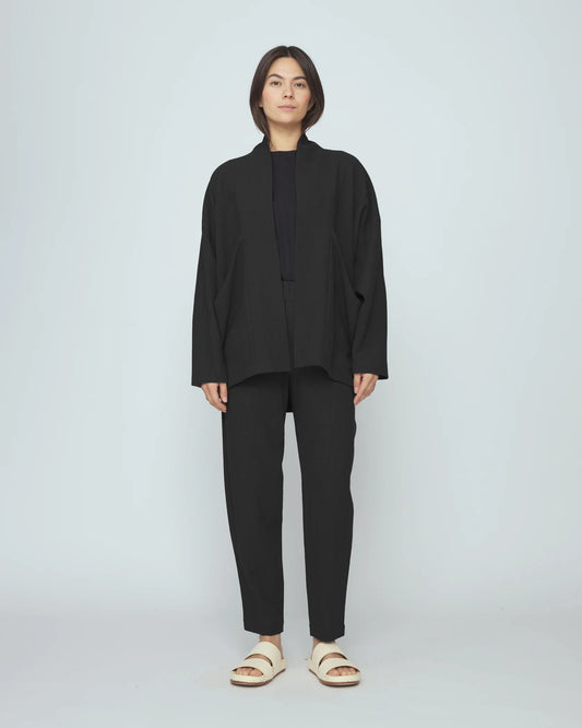 7115 by Szeki Signature Sumo Jacket - Black