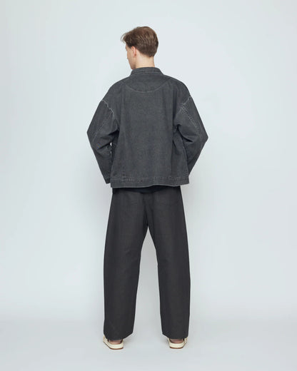 7115 by Szeki Signature Panel Pocket Jacket - Washed Black