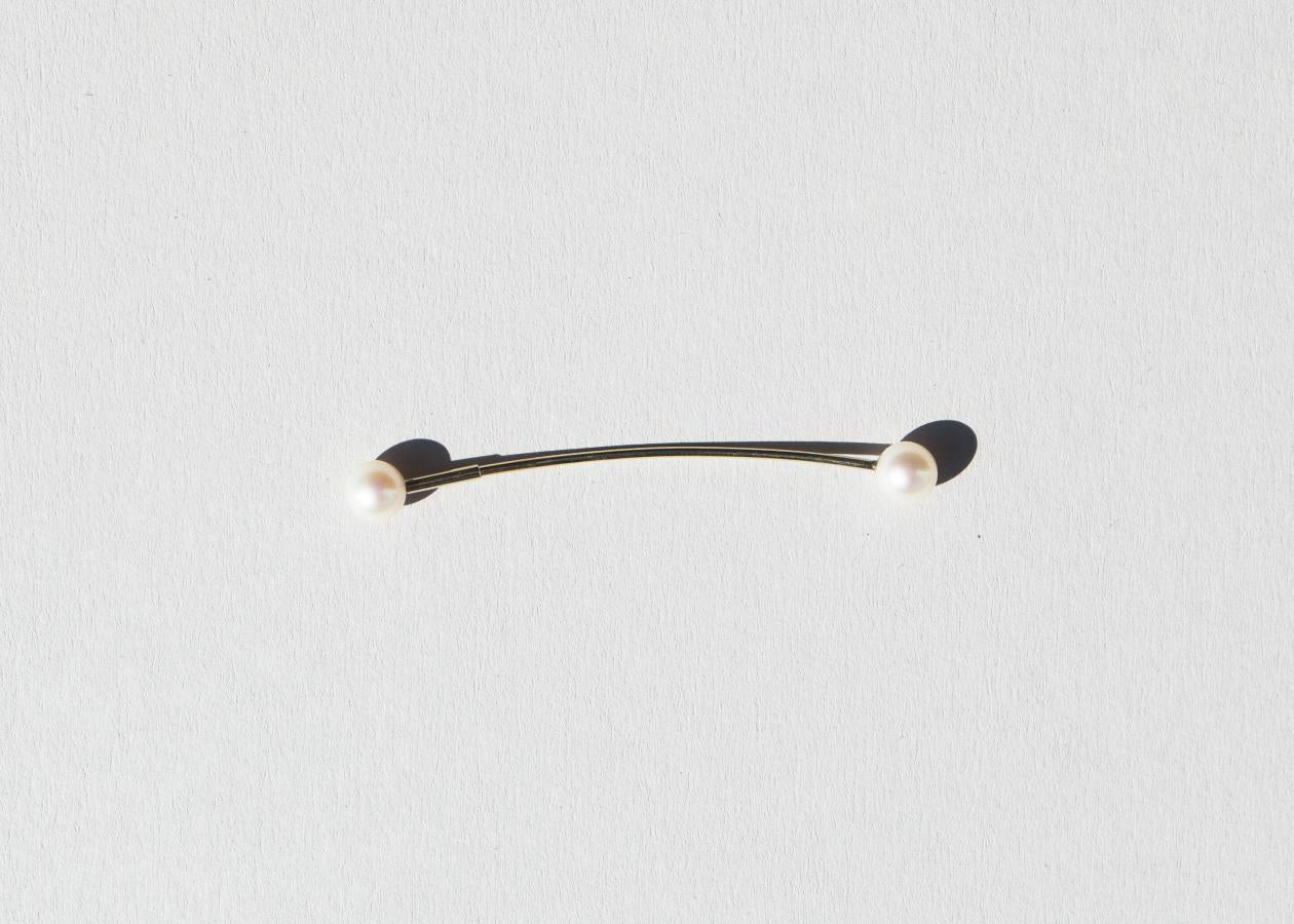 Saskia Diez Barbelle Twig Ear Stud