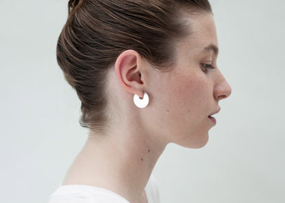 Saskia Diez Paillettes Hoop Earrings