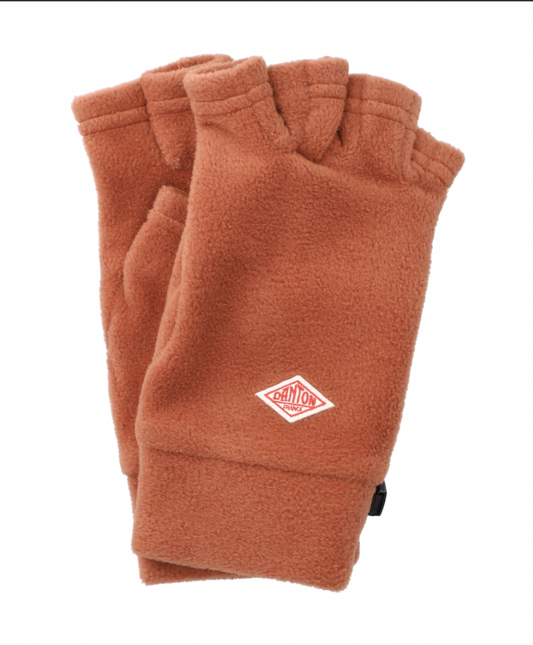 Danton Unisex Fleece Gloves - Dark Orange (Two Sizes)