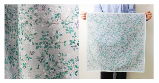 Omori Yuko Handkerchief - Myrtles