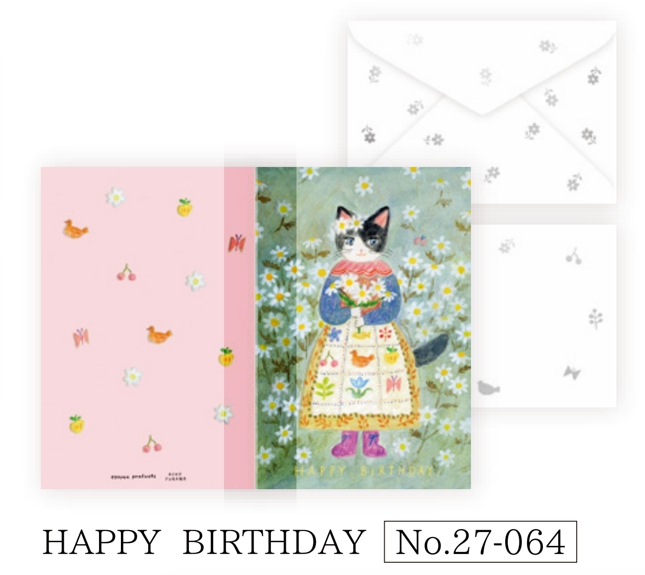 Aiko Fukawa Greeting Cards - 4 Styles