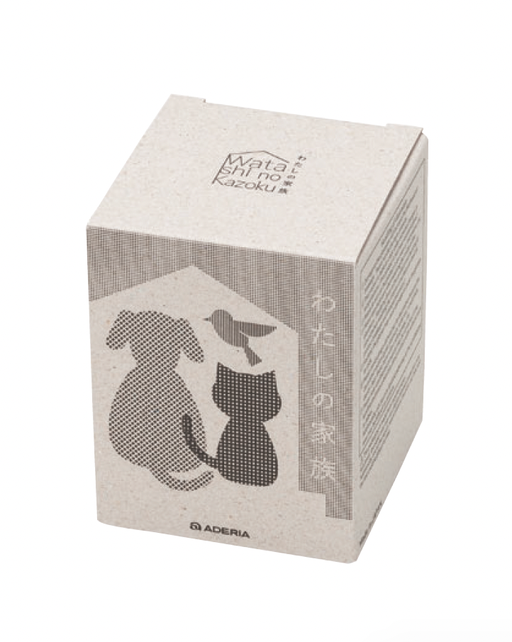 Aderia Retro Cat Family Glass - 3 Colours
