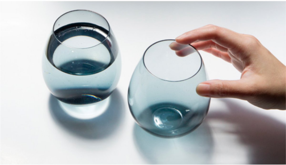 HIROTA KARAI Glass Tumbler - Recycled Smoky Glass