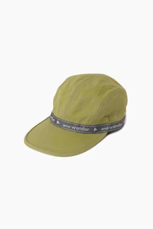 And Wander Tape Cap - Olive