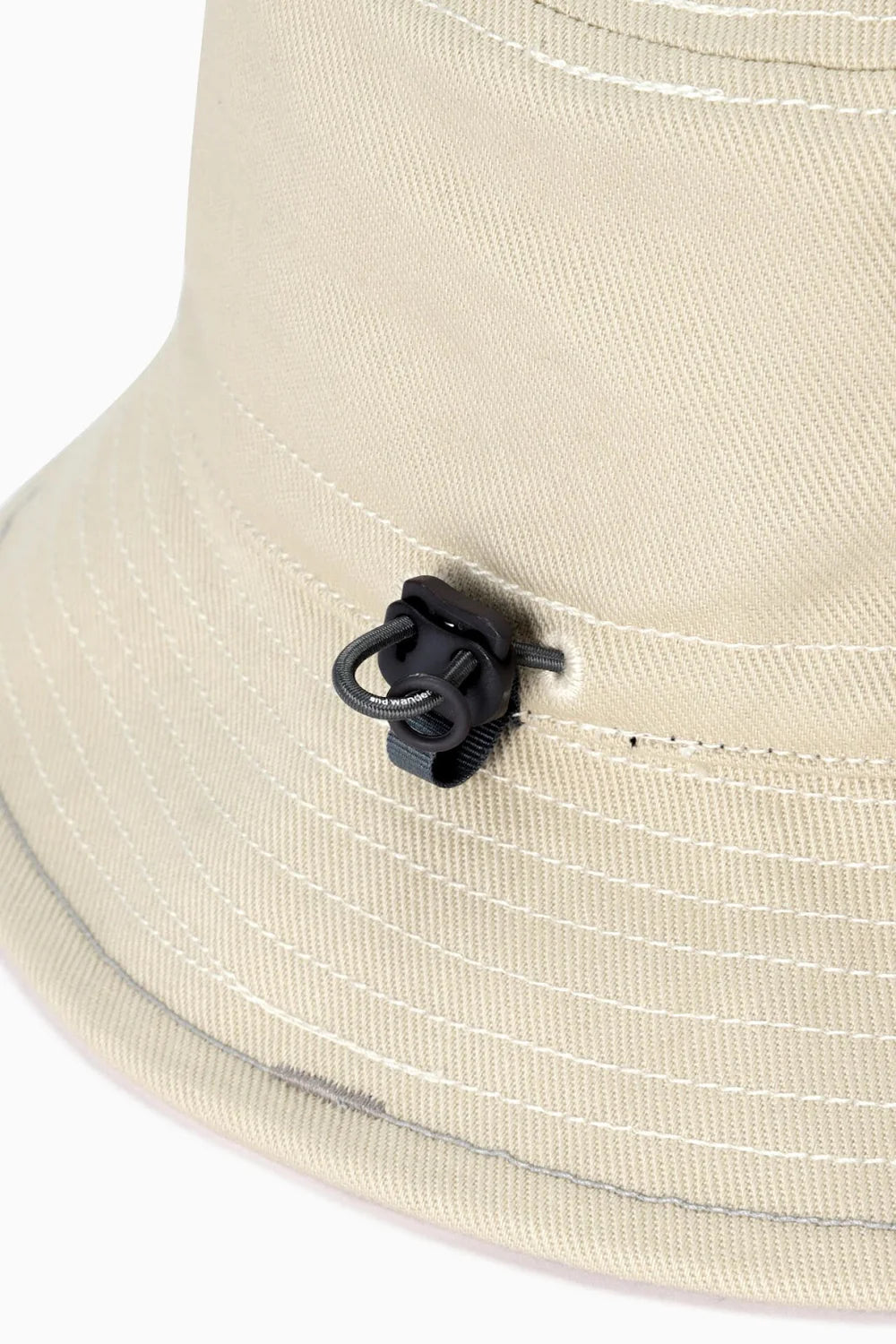 And Wander Cotton Twill Bucket Hat - Off-white