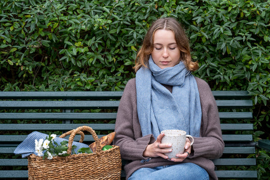 Fog Linen Work Tuz Fringe Linen Scarf - Amelia