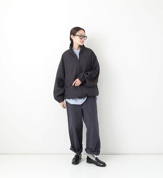 Veritecoeur Garment dyed twill pants-Sumikuro