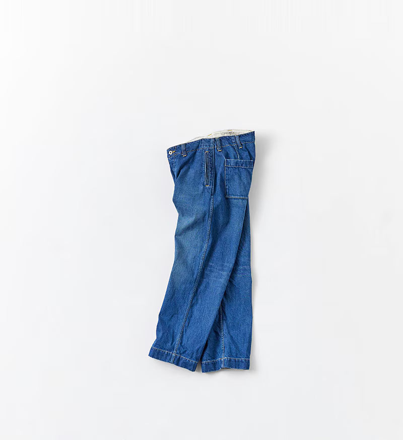 Veritecoeur Vertical Pocket Denim - Bleach