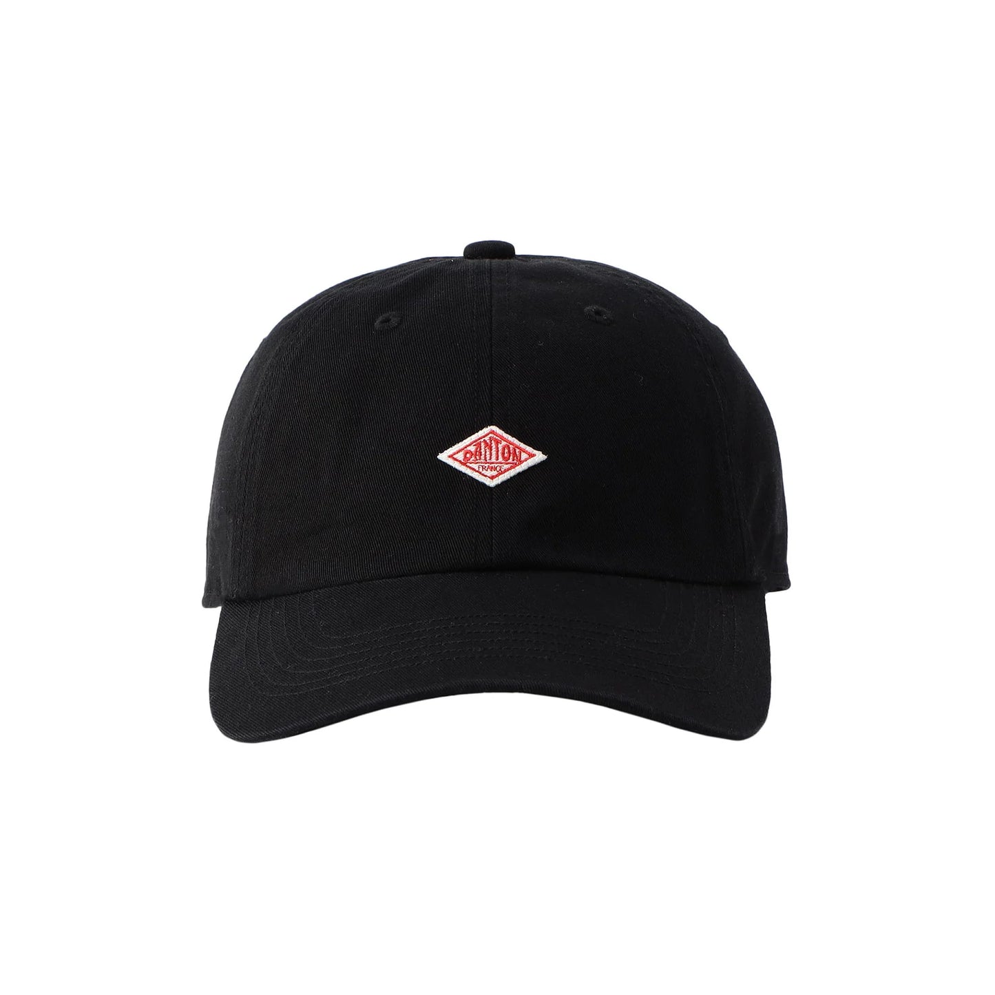 Danton 6-Panel Logo Unisex Chino Cloth Baseball Cap- Black