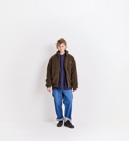 [Arriving Next Monday] Veritecoeur Fleece Jacket - Dark Brown