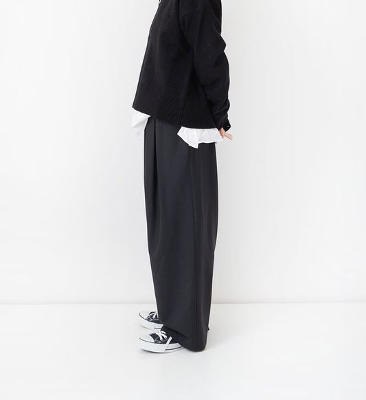 Veritecoeur Smooth Easy Pants - LTD193-Black