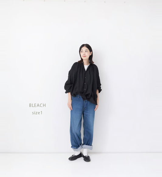 Veritecoeur Vertical Pocket Denim - Bleach