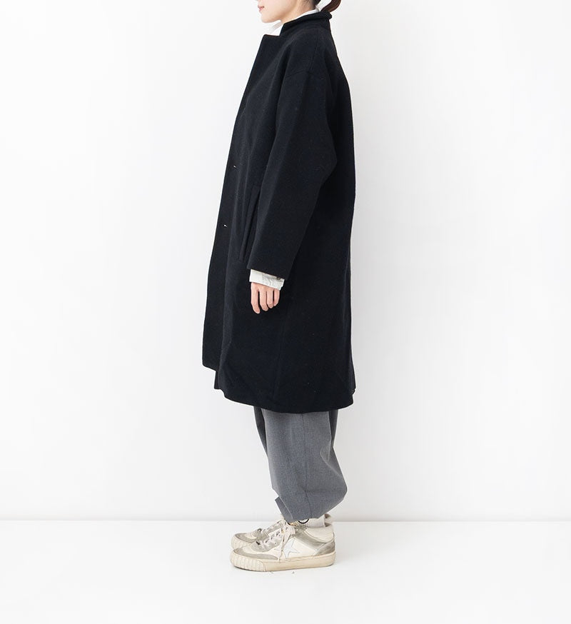 [Arriving Next Monday] Veritecoeur Wool Coat - Black (One Size Fits All)