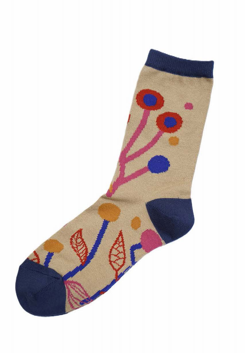 Fuga Fuga  Socks - Beige (7072)