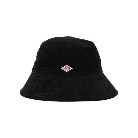 Danton Corduroy Bucket Hat- Black