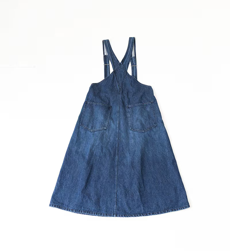 Veritecoeur ST-187 Denim JP Skirt- Bleach
