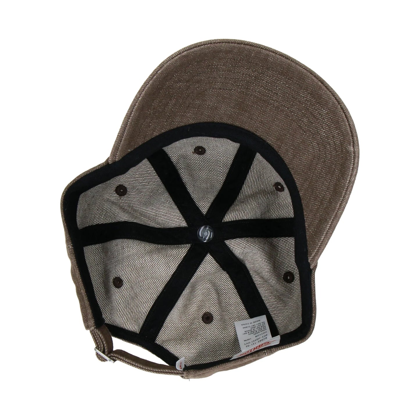 Danton Colour Denim Serge Baseball Cap - Brown